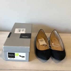 Mossimo Black Vikki Suede Flats Size 7.5